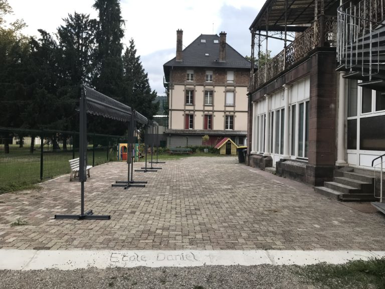 A new playground for the kindergarten