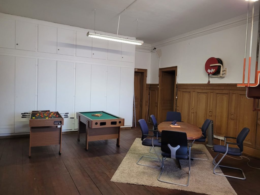 The renovated first floor