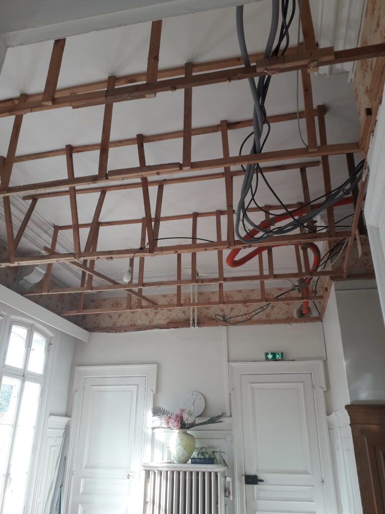 The third floor before the work